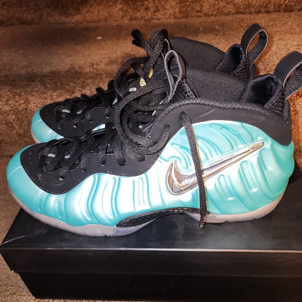 Nike Air Foamposite Pro (Electric Blue) - Picture 4 of 9